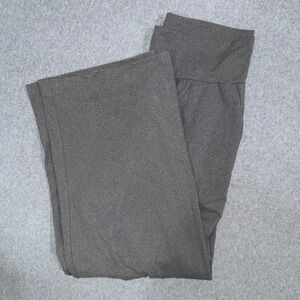 Gracyoga Womens XXXL Gray Wide Leg Lounge Yoga Pants High Waist Pockets New